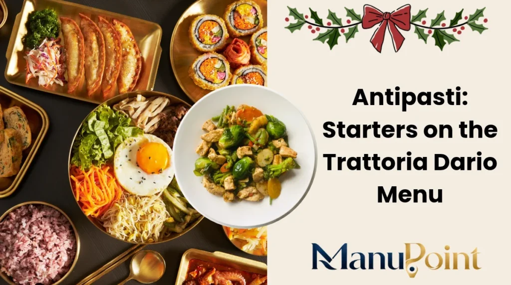 Antipasti: Starters on the Trattoria Dario Menu