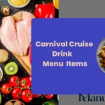 Carnival Cruise Drink Menu Items