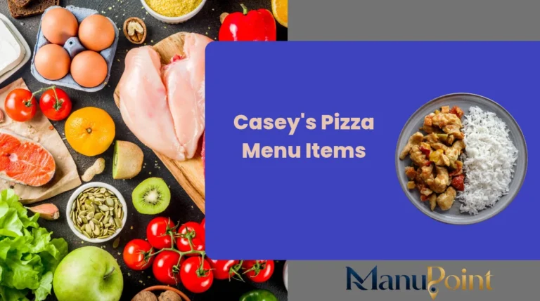 Casey's Pizza Menu Items