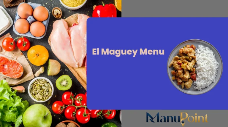 El Maguey Menu