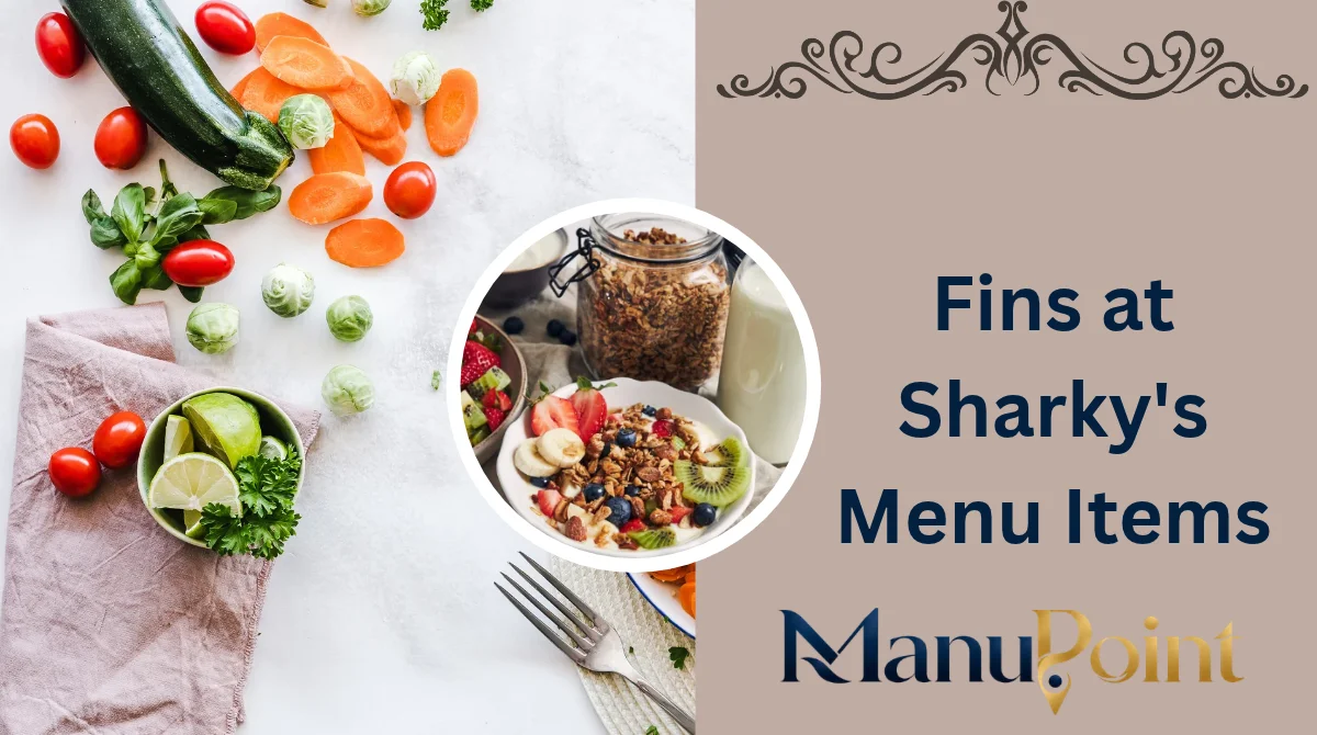 Fins at Sharky's Menu Items