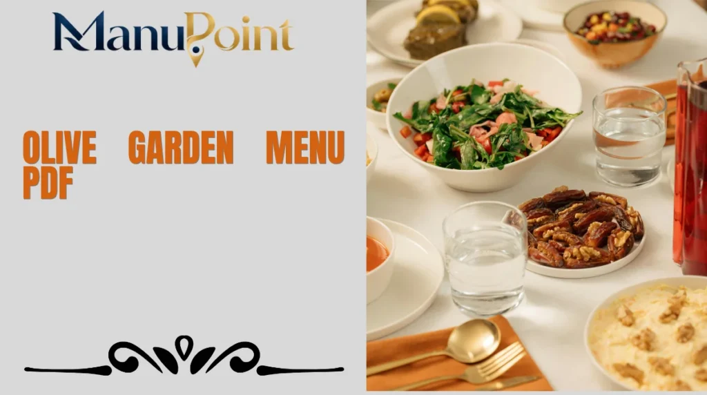 Olive Garden Menu PDF