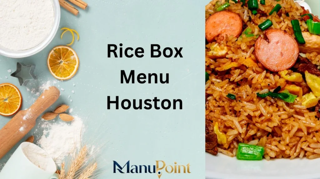 Rice Box Menu Houston