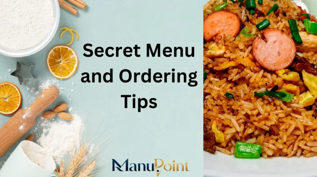 Secret Menu and Ordering Tips