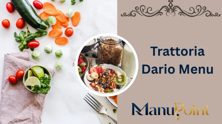 Trattoria Dario Menu