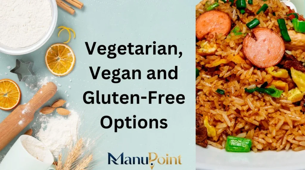 Vegetarian, Vegan and Gluten-Free Options